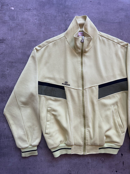 Balenciaga Waffle Track Jacket. FA : 276