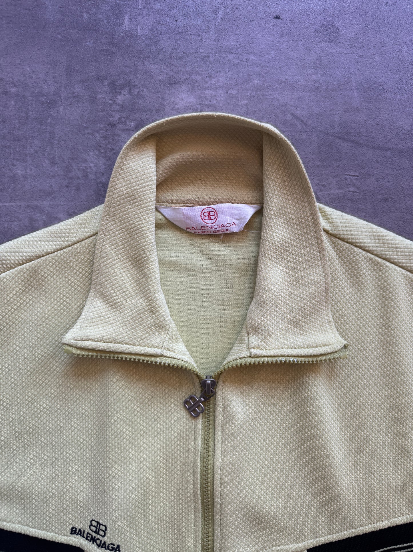 Balenciaga Waffle Track Jacket. FA : 276