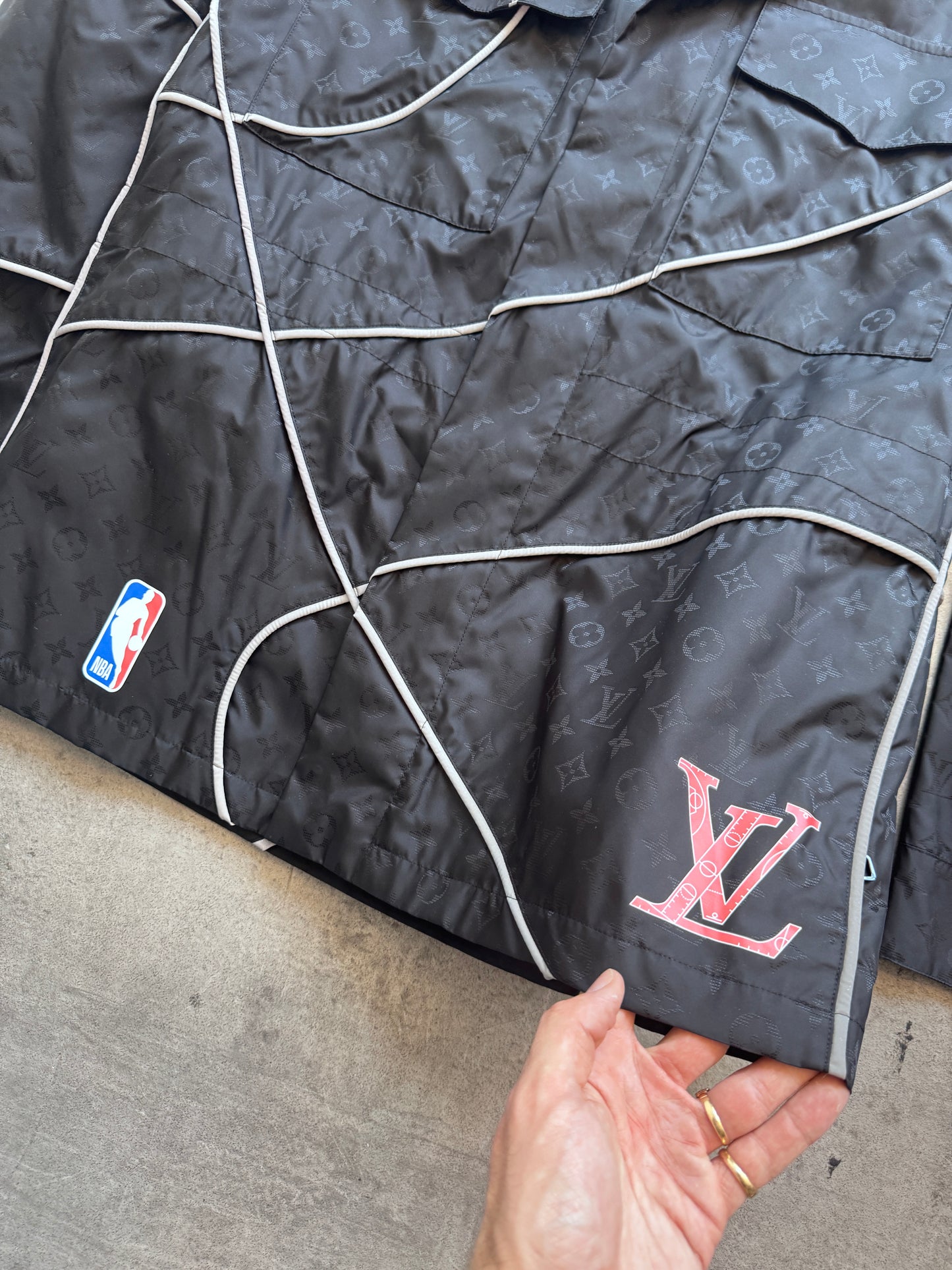Louis Vuitton x NBA Monogram Parka Jacket. FA : 276