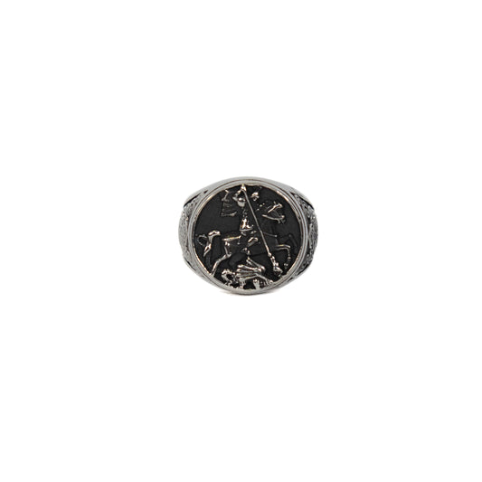 Silver Knight Ring
