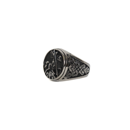 Silver Knight Ring