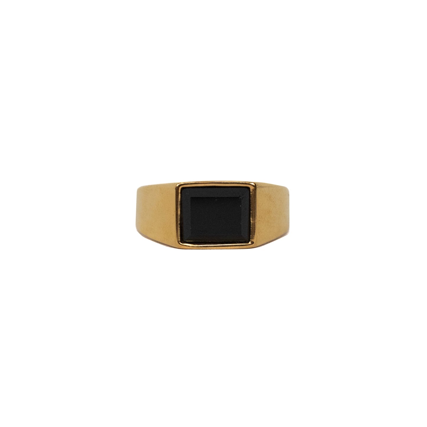 Gold Square Signet Ring