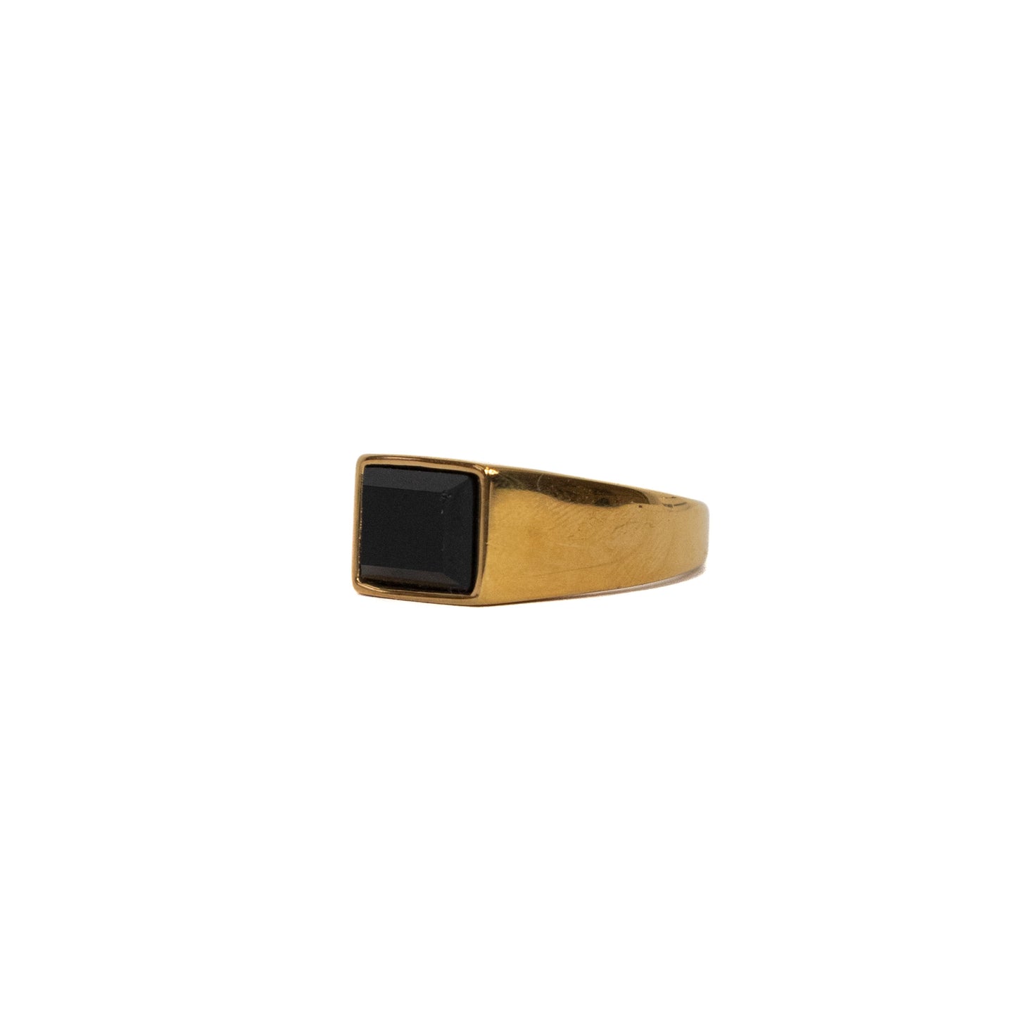 Gold Square Signet Ring