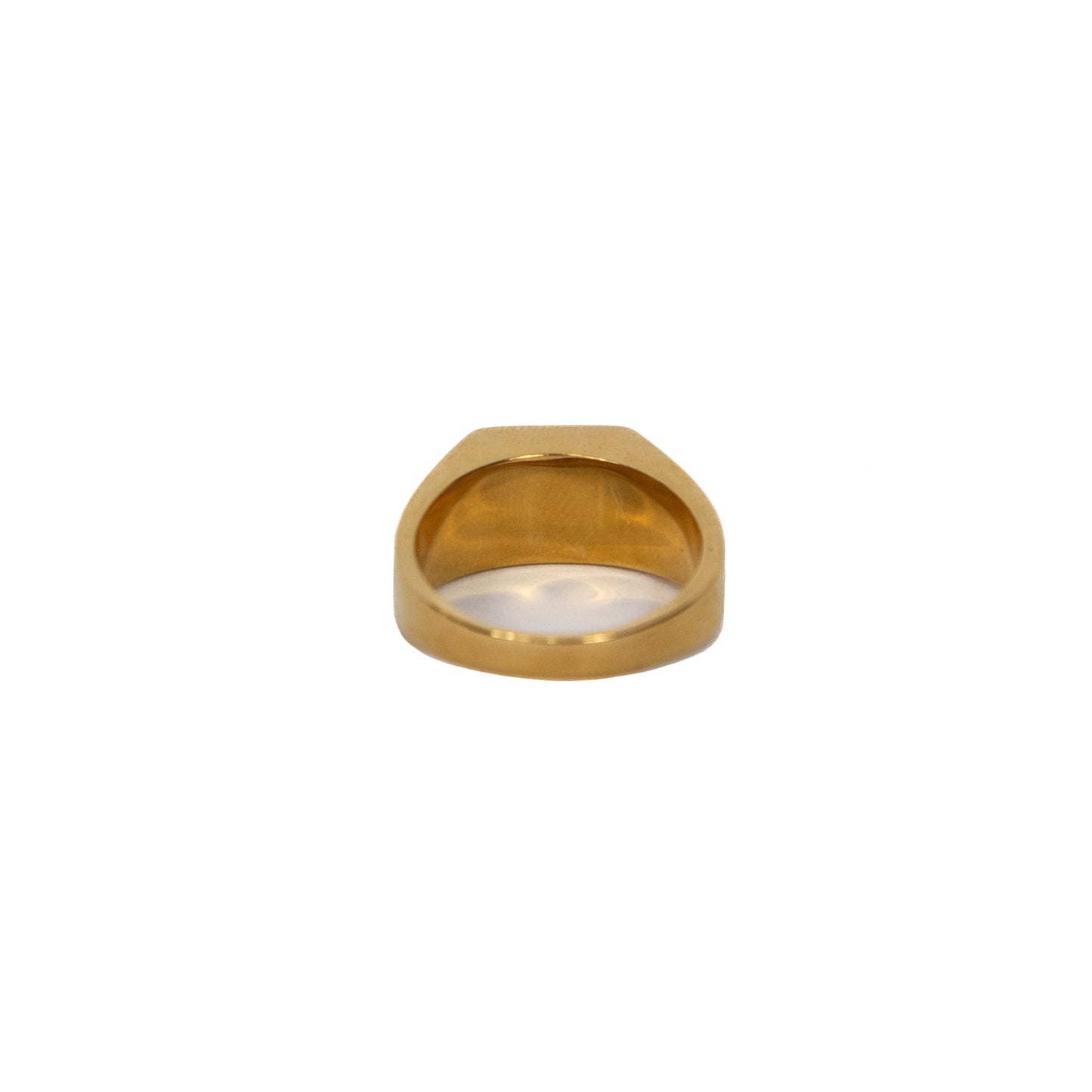 Gold Square Signet Ring