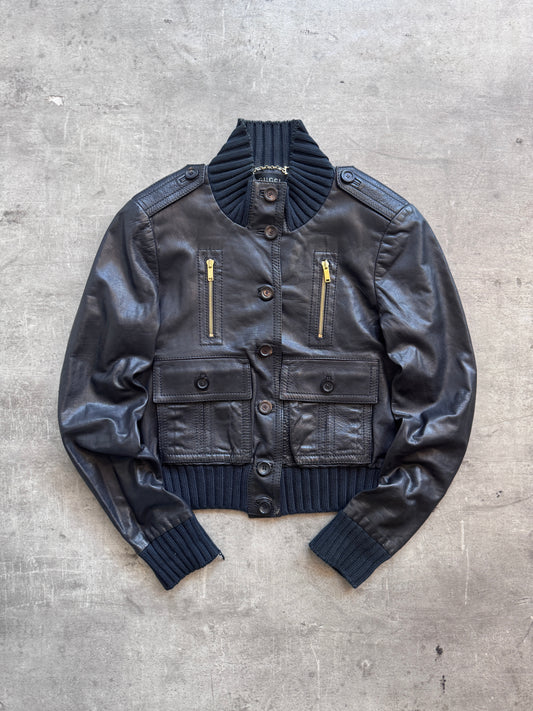 2006 Gucci Madonna Leather Bomber SC: 5782
