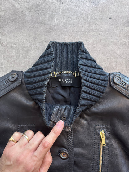 2006 Gucci Madonna Leather Bomber SC: 5782