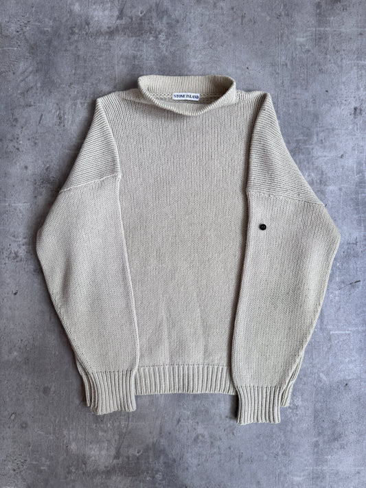A/W 2001 Stone Island Paul Harvey Chunky Knit Fisherman Sweater