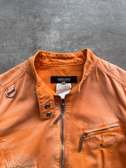 Versace Jeans Couture Distressed Moto Jacket