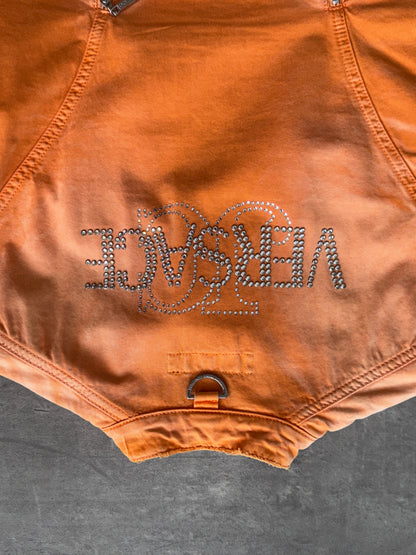 Versace Jeans Couture Distressed Moto Jacket
