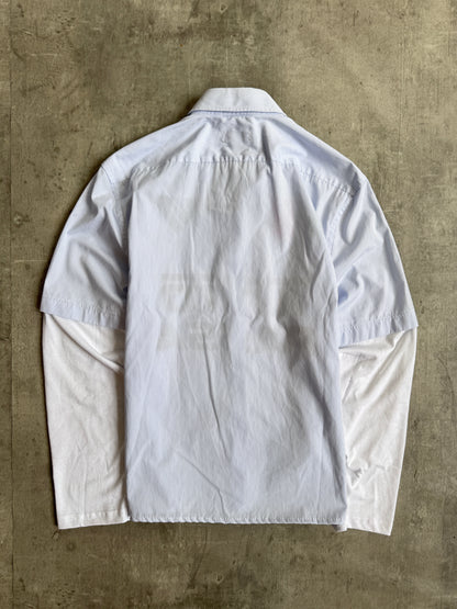 VT Rework : Tutto Passa Pinstripe Reworked Shirt