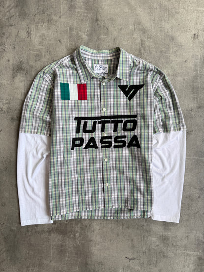 VT Rework : Tutto Passa Multi Check Reworked Shirt
