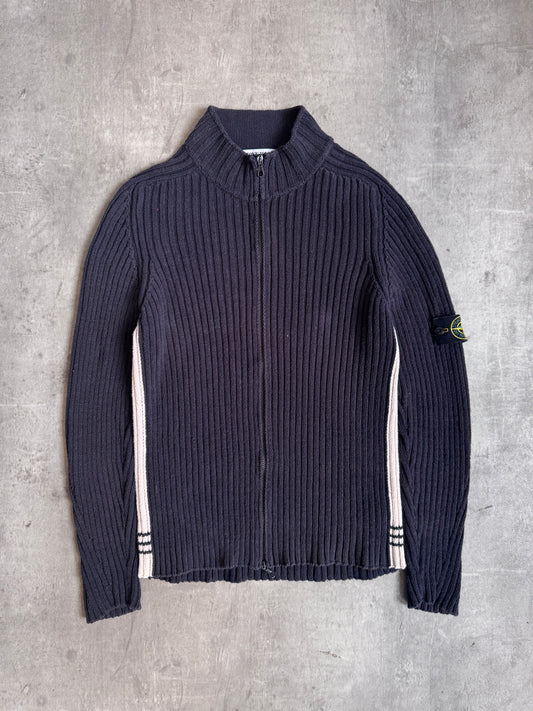 C.P Company Submariner Chunky Knit Cotton Ribbed Sweater
