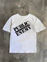 Supreme 'Public Enemy' White Graphic Tee