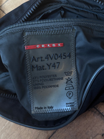 Prada Sport Black Multi Pocket Crossbody Bag