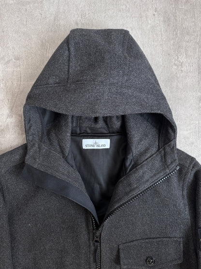 A/W 2017 Stone Island Three Pocket Wool Fleece Parka