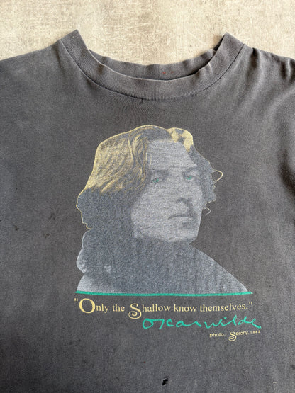 1990s Oscar Wilde "Only the shallow know themselves" Graphic Tee