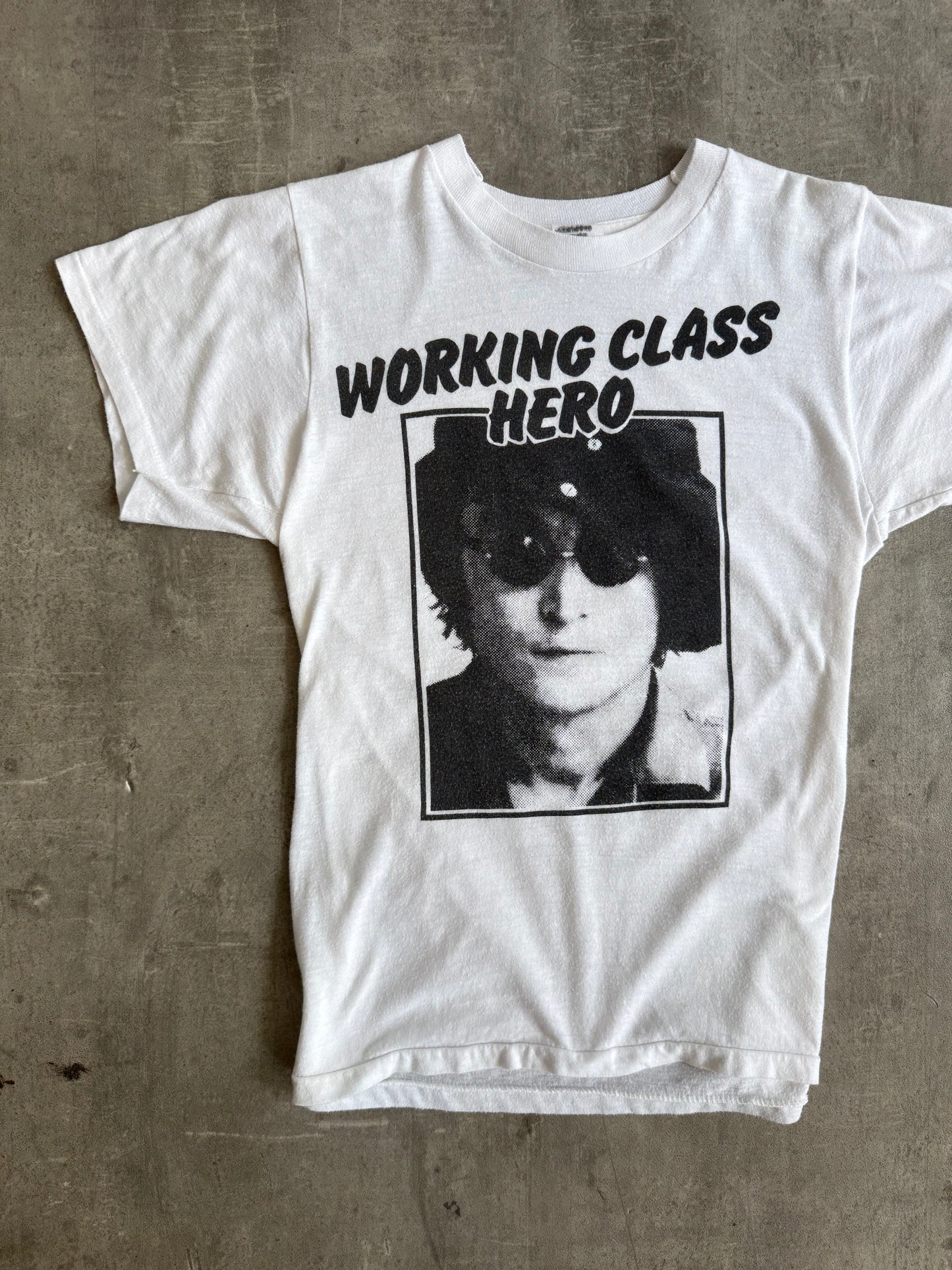 1980s John Lennon "Working Class Hero" Graphic Tee