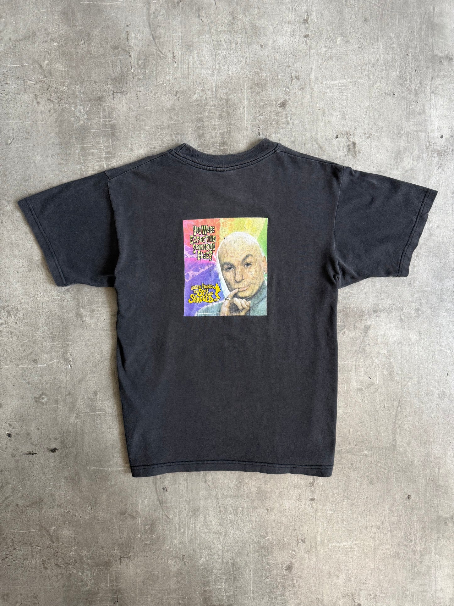 1999 Austin Powers Dual Print I'm Back Baby Graphic Tee