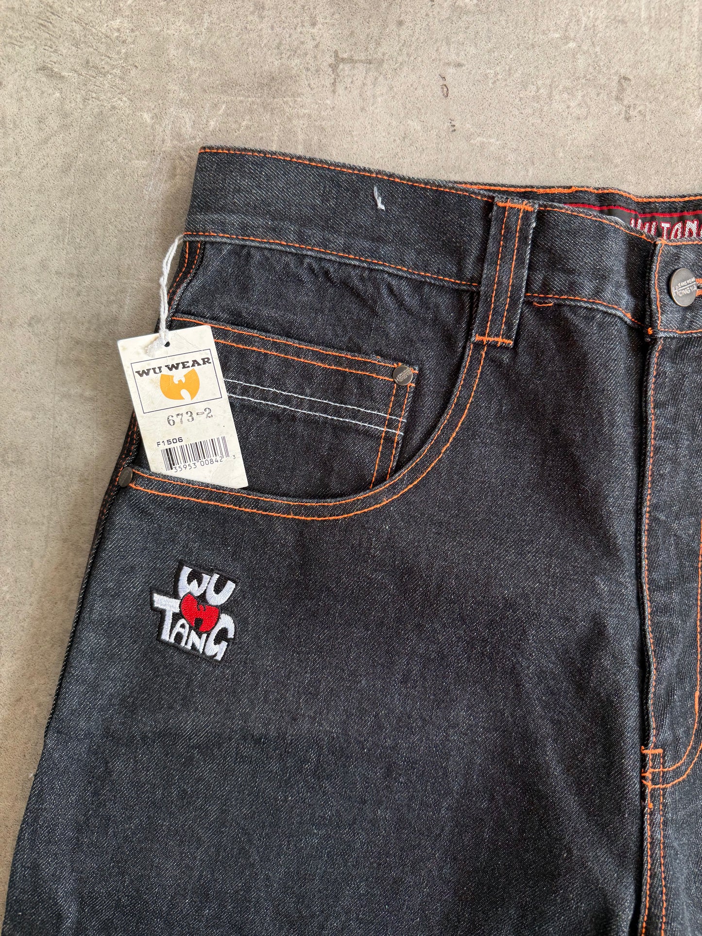 Deadstock Wu-Wear Urban Militia Dark Denim Jorts
