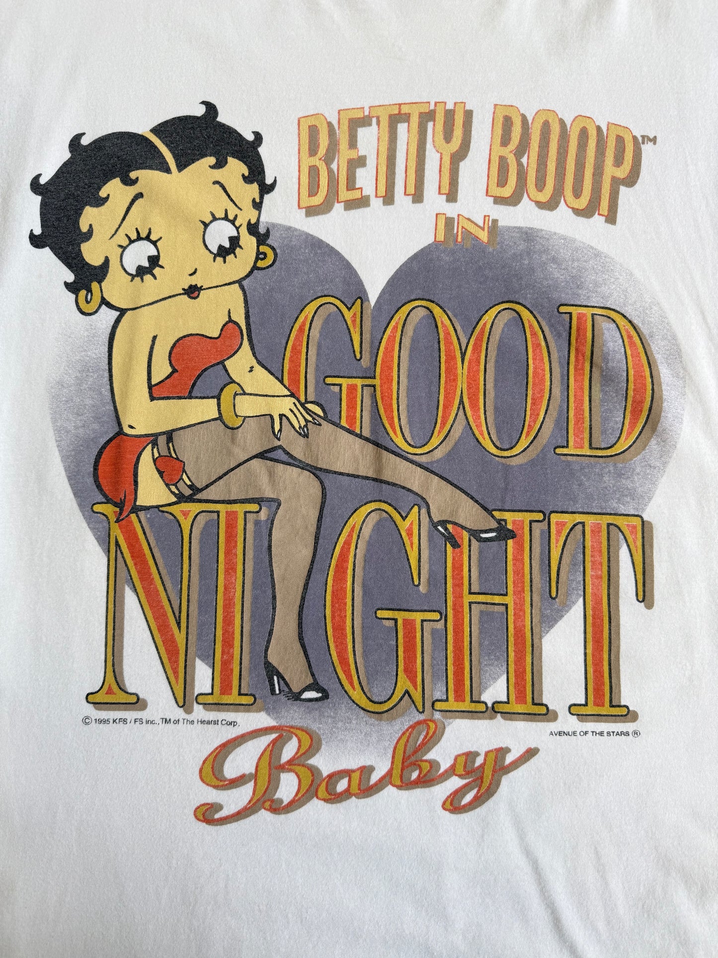 1995 Betty Boop "Good Night Baby" Graphic Tee