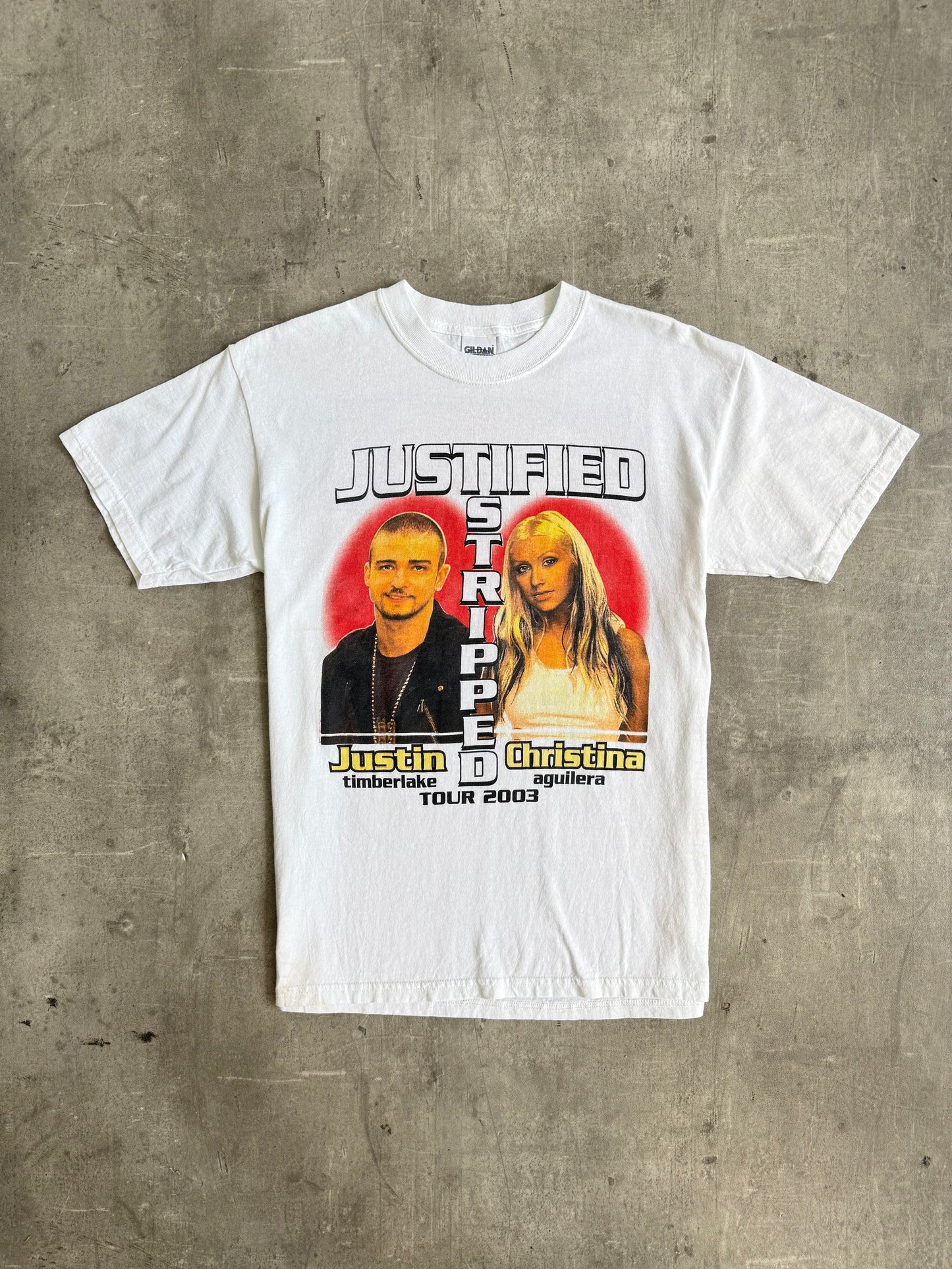 2003 Justin and Christina Tour Graphic Tee