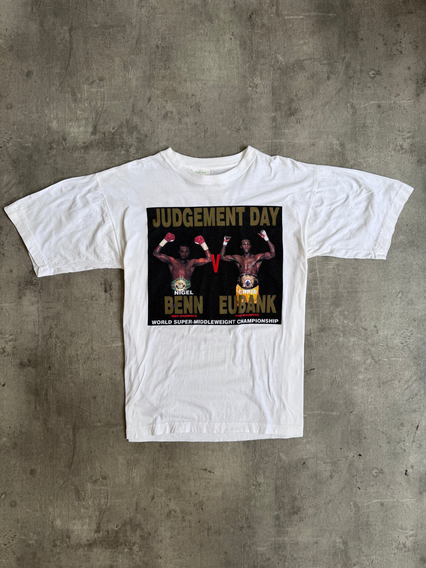 1993 Benn Vs Eubank World Super Middleweight Championship Graphic Tee