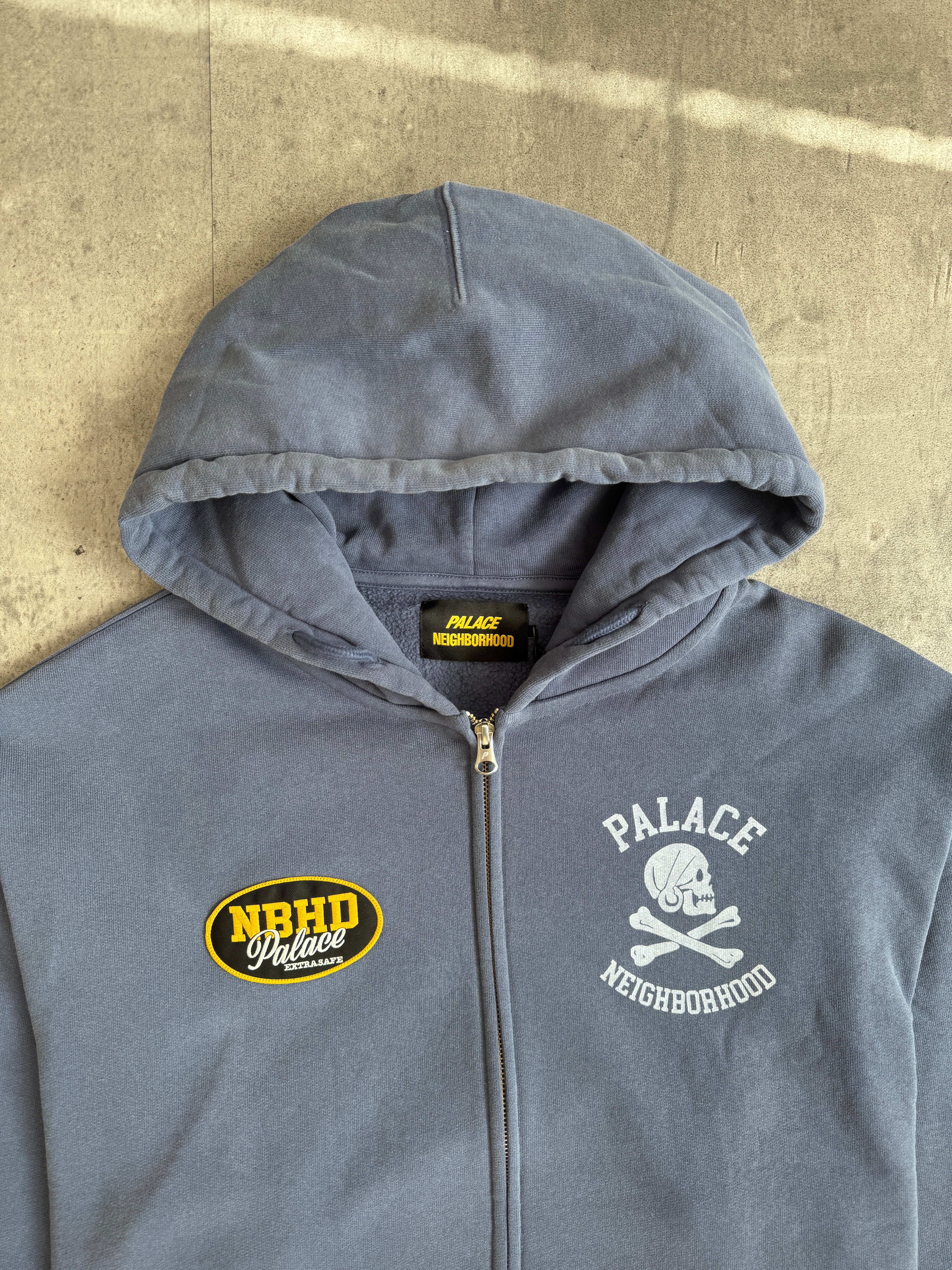 M*）様 PALACE NEIGHBORHOOD Skull Zip Hood PALACE NEIGHBORHOOD SKULL ZIP HOOD NAVY – Vintage