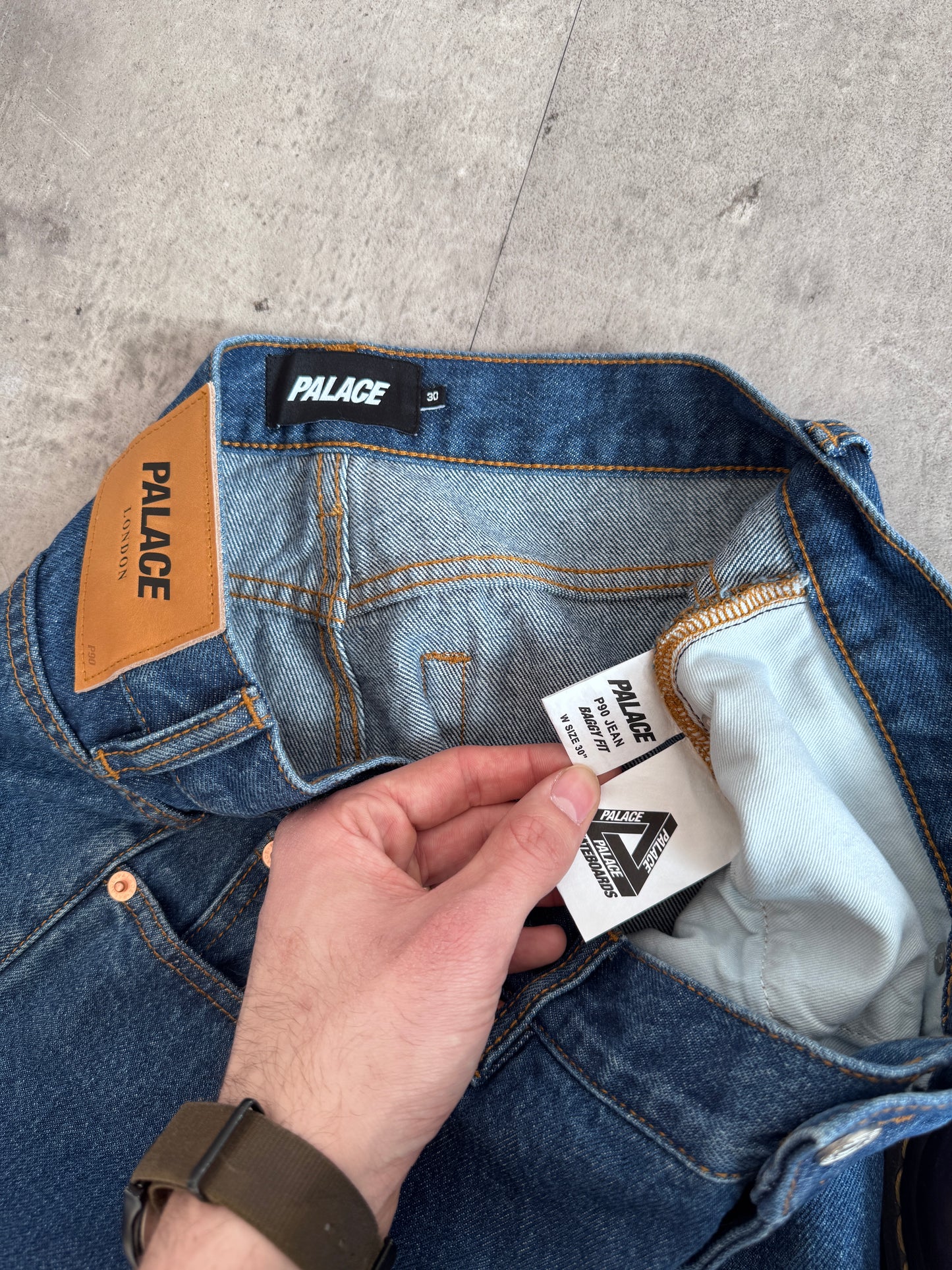 PALACE SUSANOO P90 JEAN INDIGO WASH