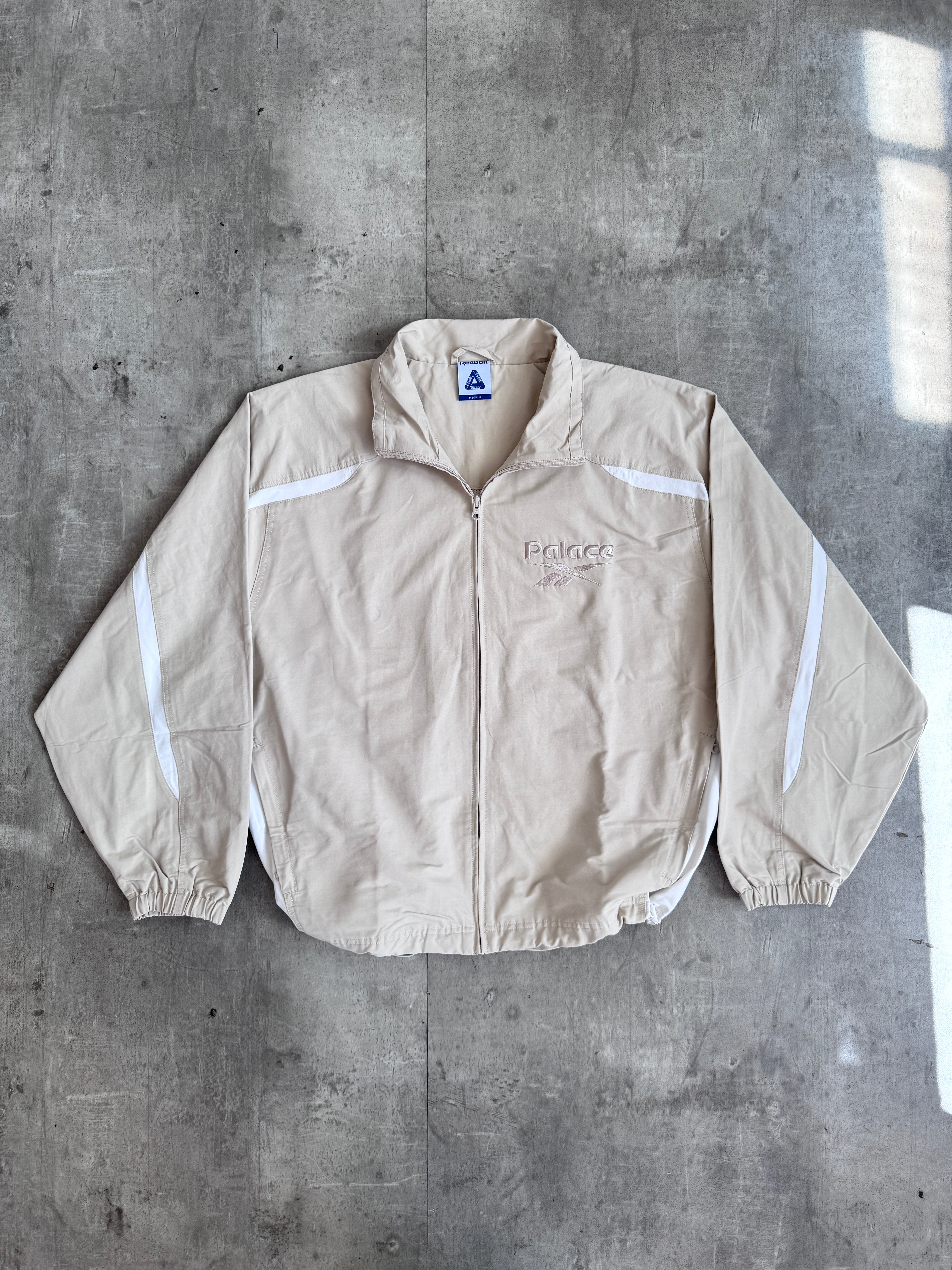 PALACE REEBOK TRACK JACKET OFF WHITE – Vintage