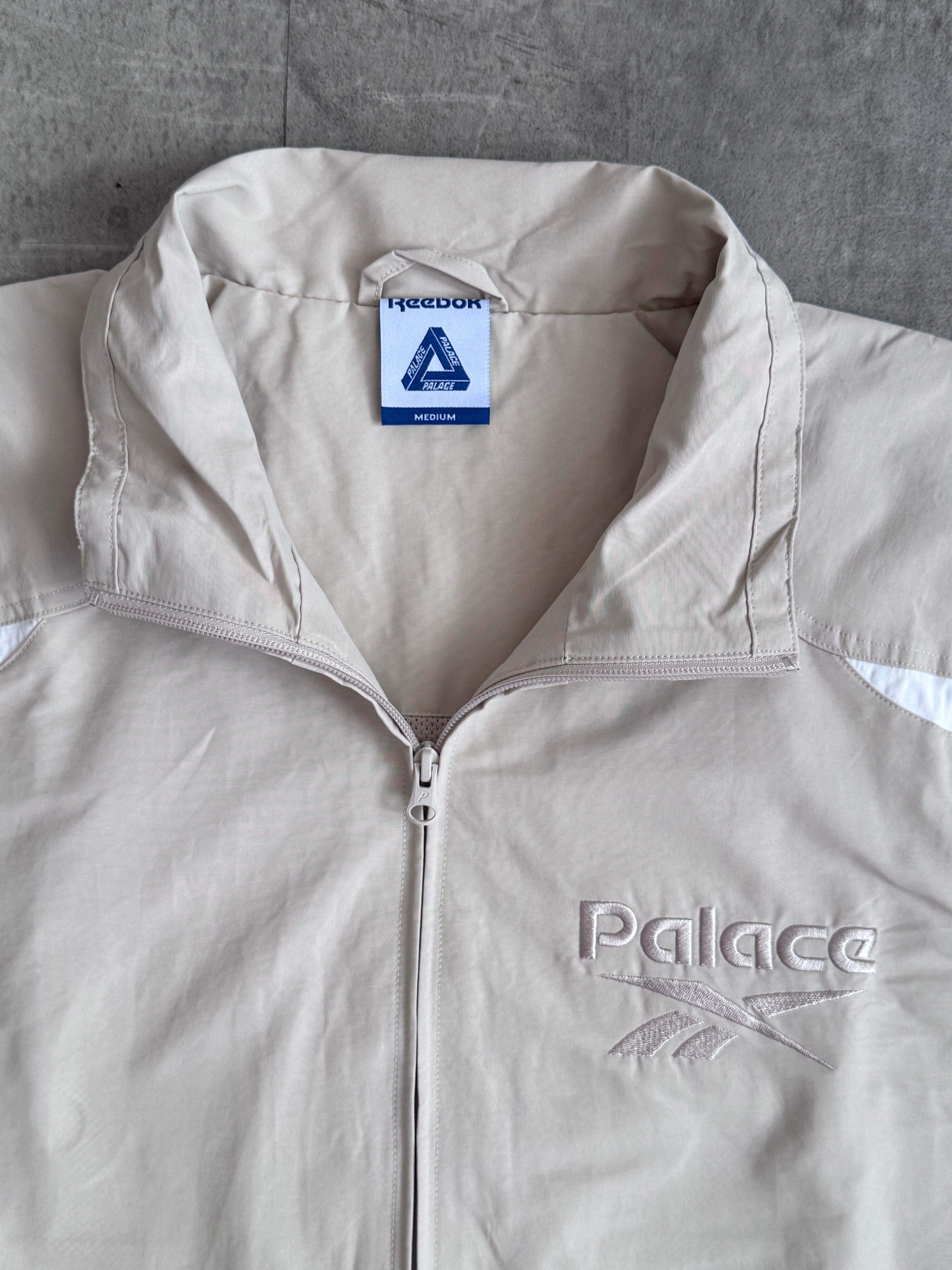 PALACE REEBOK TRACK JACKET OFF WHITE – Vintage