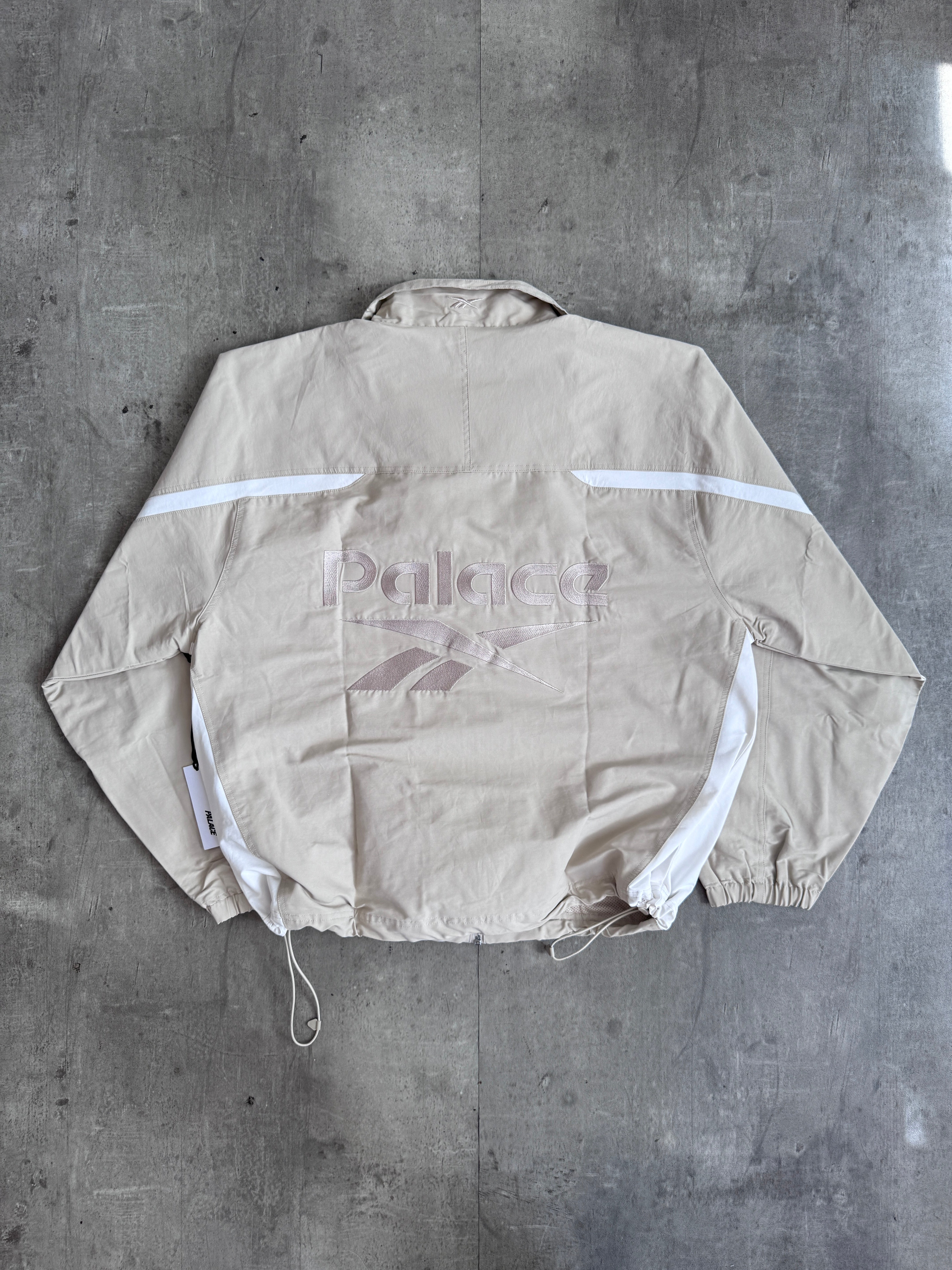 PALACE REEBOK TRACK JACKET OFF WHITE – Vintage