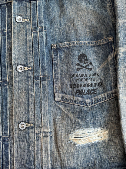 PALACE NEIGHBORHOOD SAVAGE DENIM JACKET INDIGO