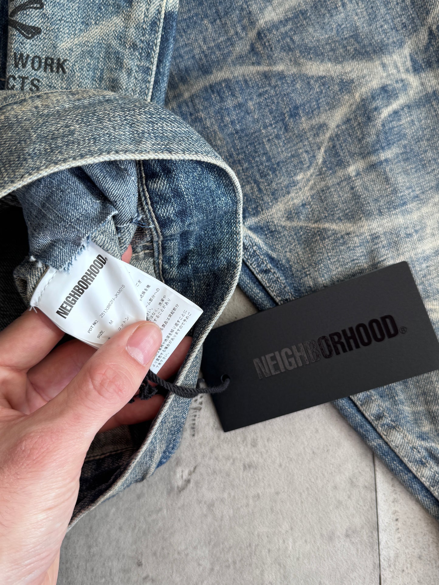 PALACE NEIGHBORHOOD SAVAGE DENIM JACKET INDIGO