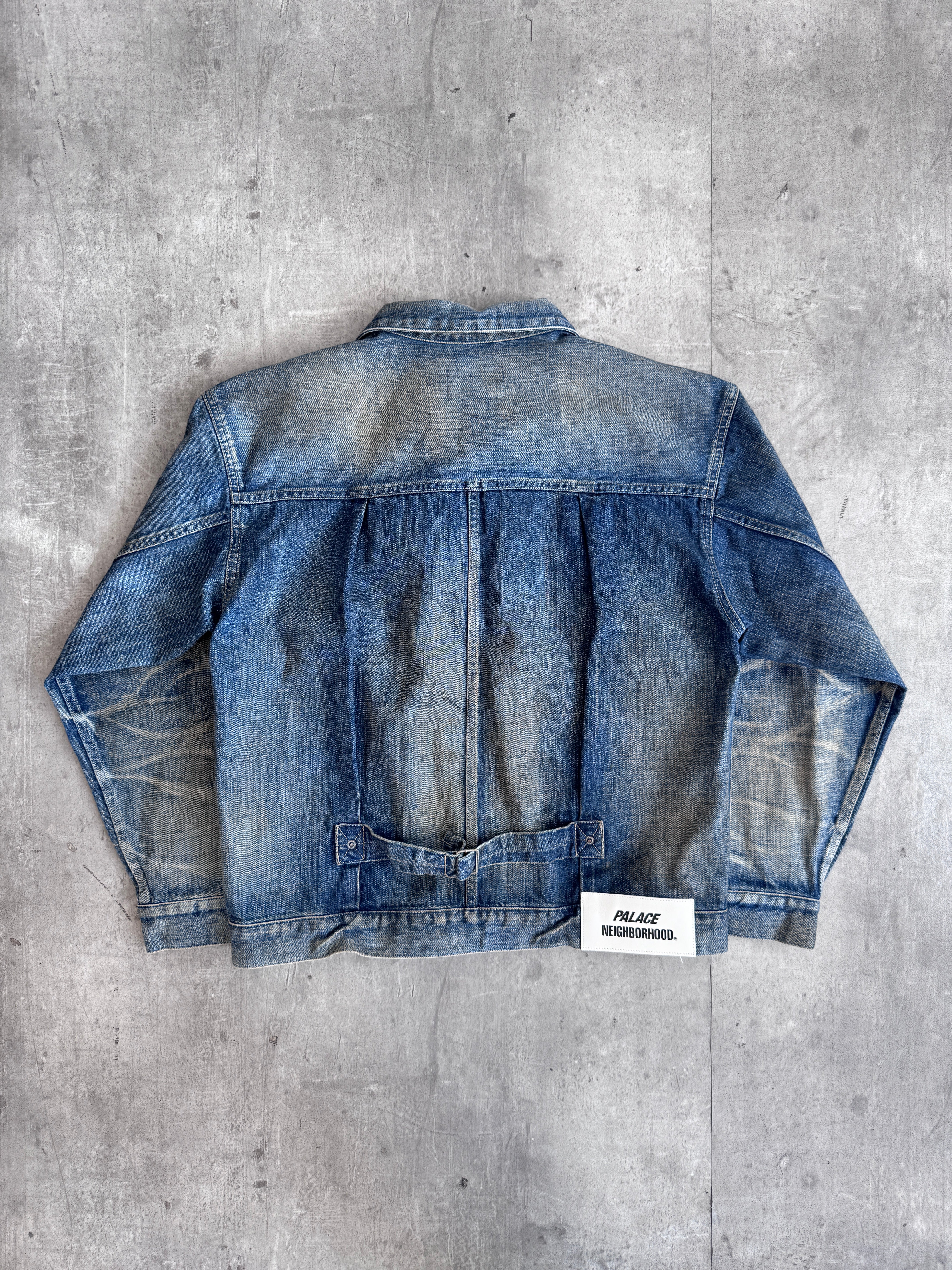 PALACE NEIGHBORHOOD SAVAGE DENIM JACKET INDIGO – Vintage