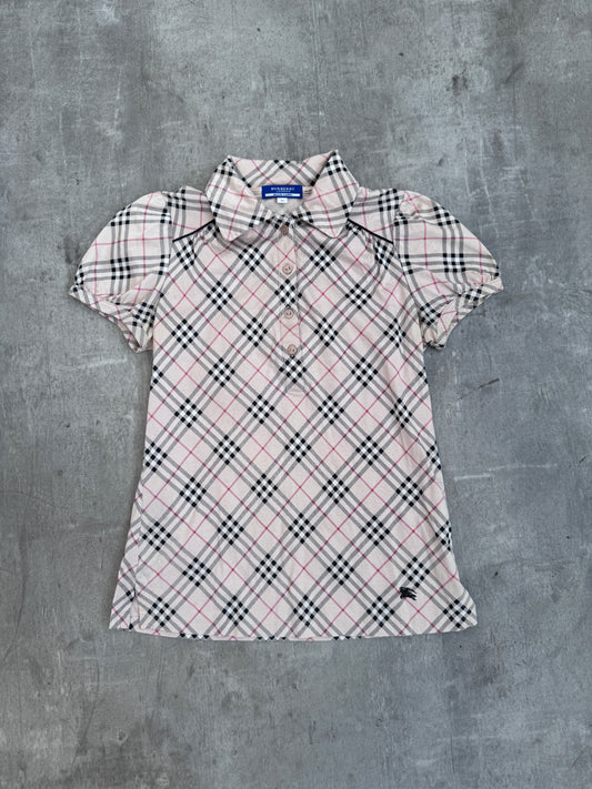Burberry Blue Label Nova Check Polo Shirt