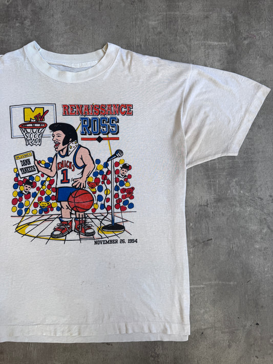 1994 Renaissance Ross MTV NBA Finals Single Stitch Graphic Tee