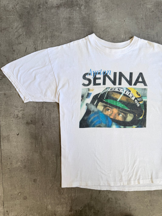 1990s Formula 1 Ayrton Senna Single Stitch Graphic Tee