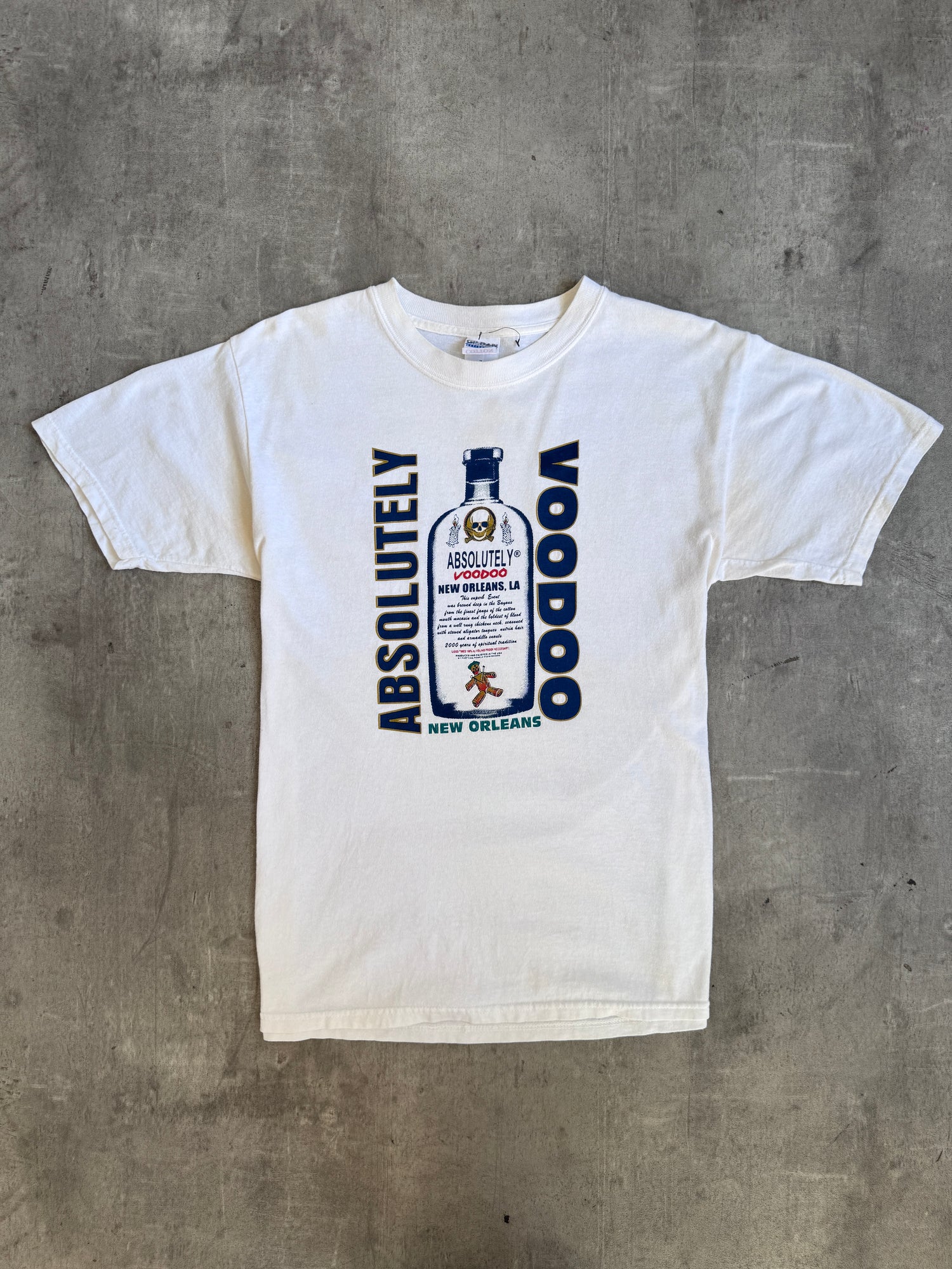 1990 Absolut Vodka 'Absolutley Voodoo' New Orleans Graphic Tee
