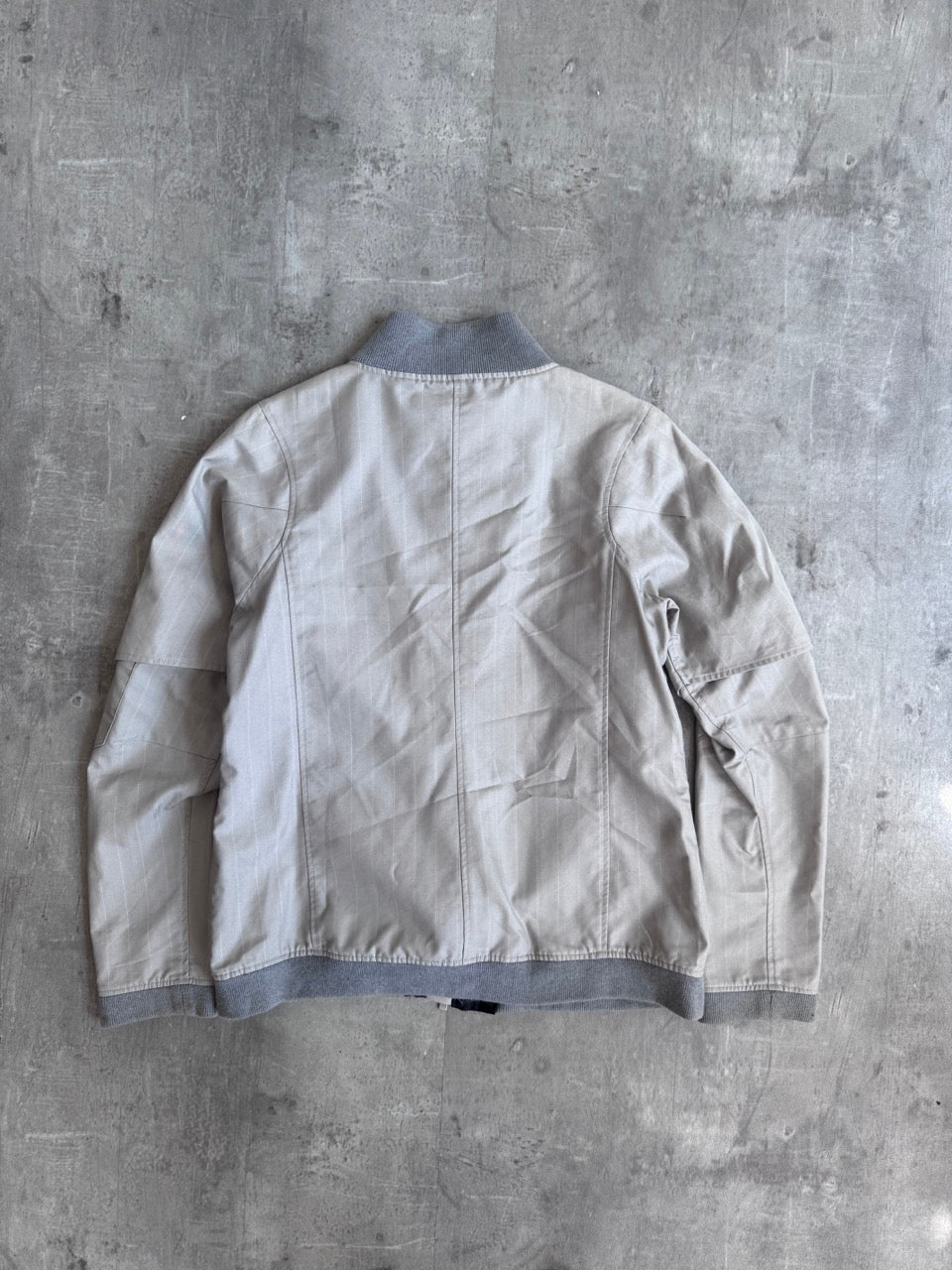 Yoshio Kubo Multi Panelled Stripe Blouson