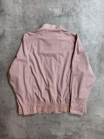 Christian Dior Nylon Orange Check Lighweight Bomber Jacket