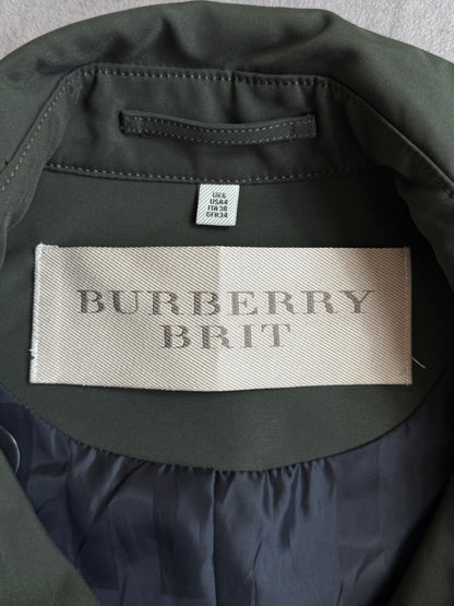 Burberry Double Breasted Heavyweight Khaki Macintosh