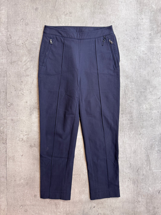 Prada Navy Stretch Capri's