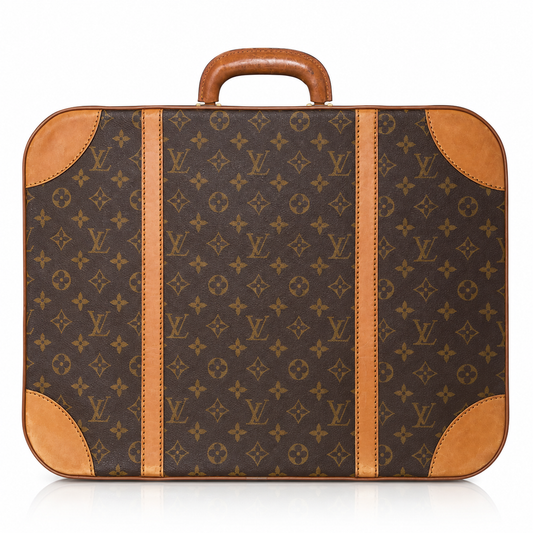 1980s Louis Vuitton Monogram Stratos 50 Suitcase