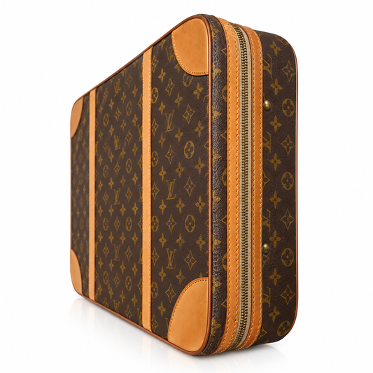 1980s Louis Vuitton Monogram Stratos 50 Suitcase