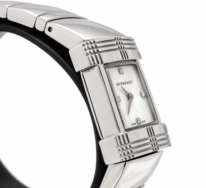 Burberry BU4500 Mother Of Pearl Dial Steel Bracelet Watch(762-BUR-L). LWM864
