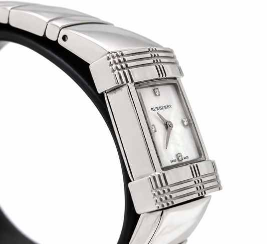 Burberry BU4500 Mother Of Pearl Dial Steel Bracelet Watch(762-BUR-L). LWM864