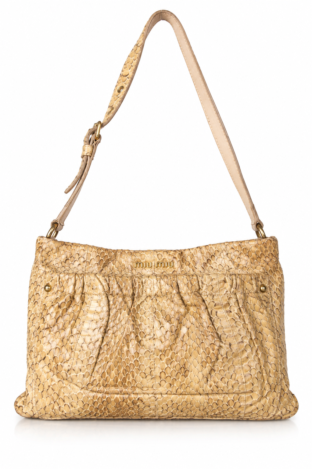 Miu Miu Python Shoulder Bag