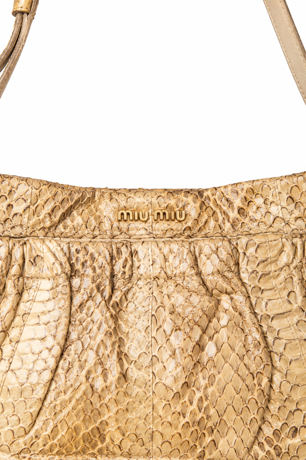 Miu Miu Python Shoulder Bag