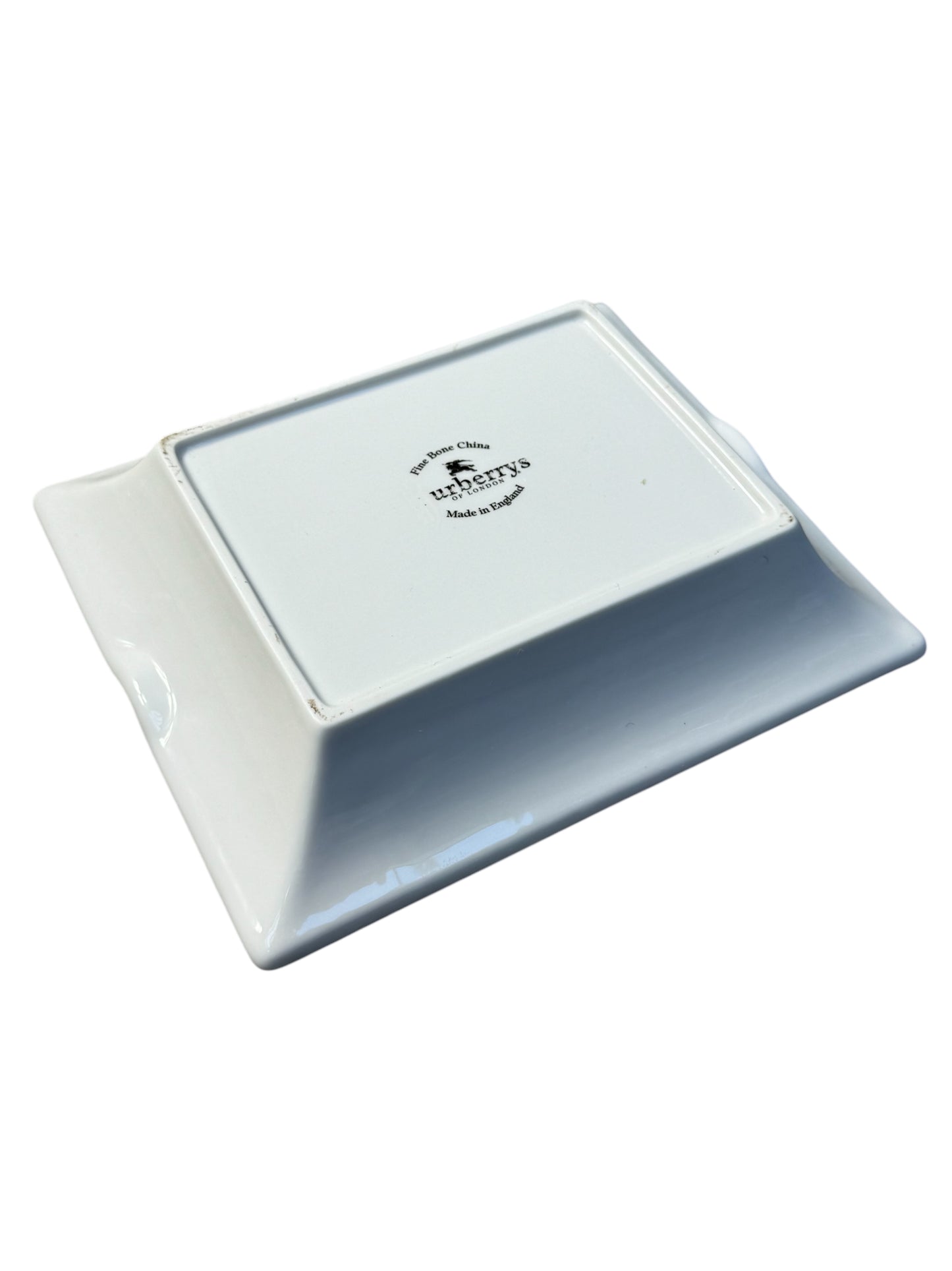 Burberry Logo Nova Check Print Fine Bone China Ashtray