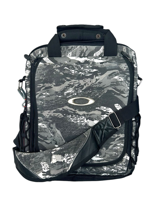 Oakley Grey Camo Print Cargo Cross Body Bag